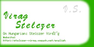 virag stelczer business card